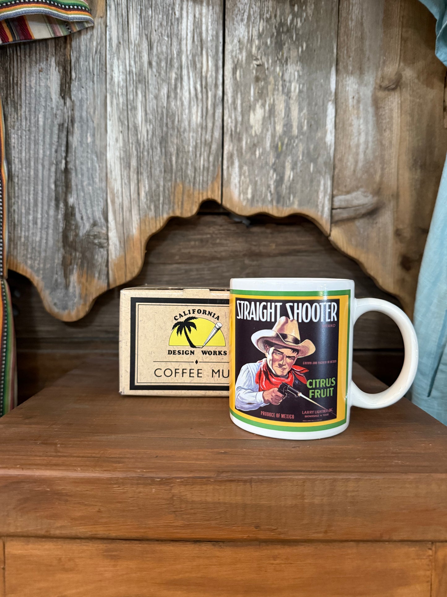 Vintage Straight Shooter Mug