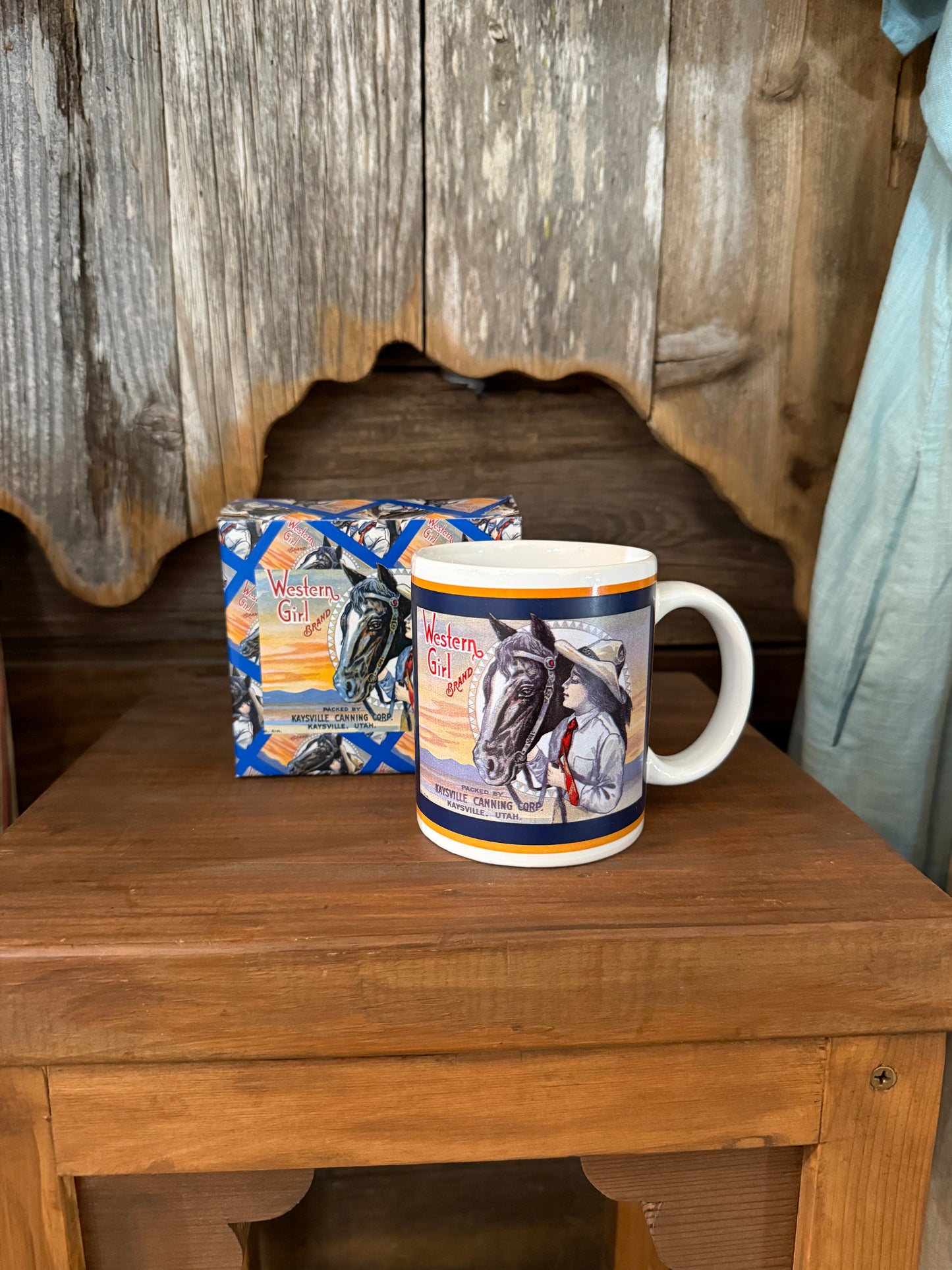 Vintage Western Girl Mug