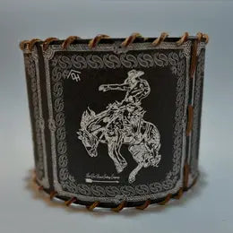 Black Bandana Bronc small 8" Shade