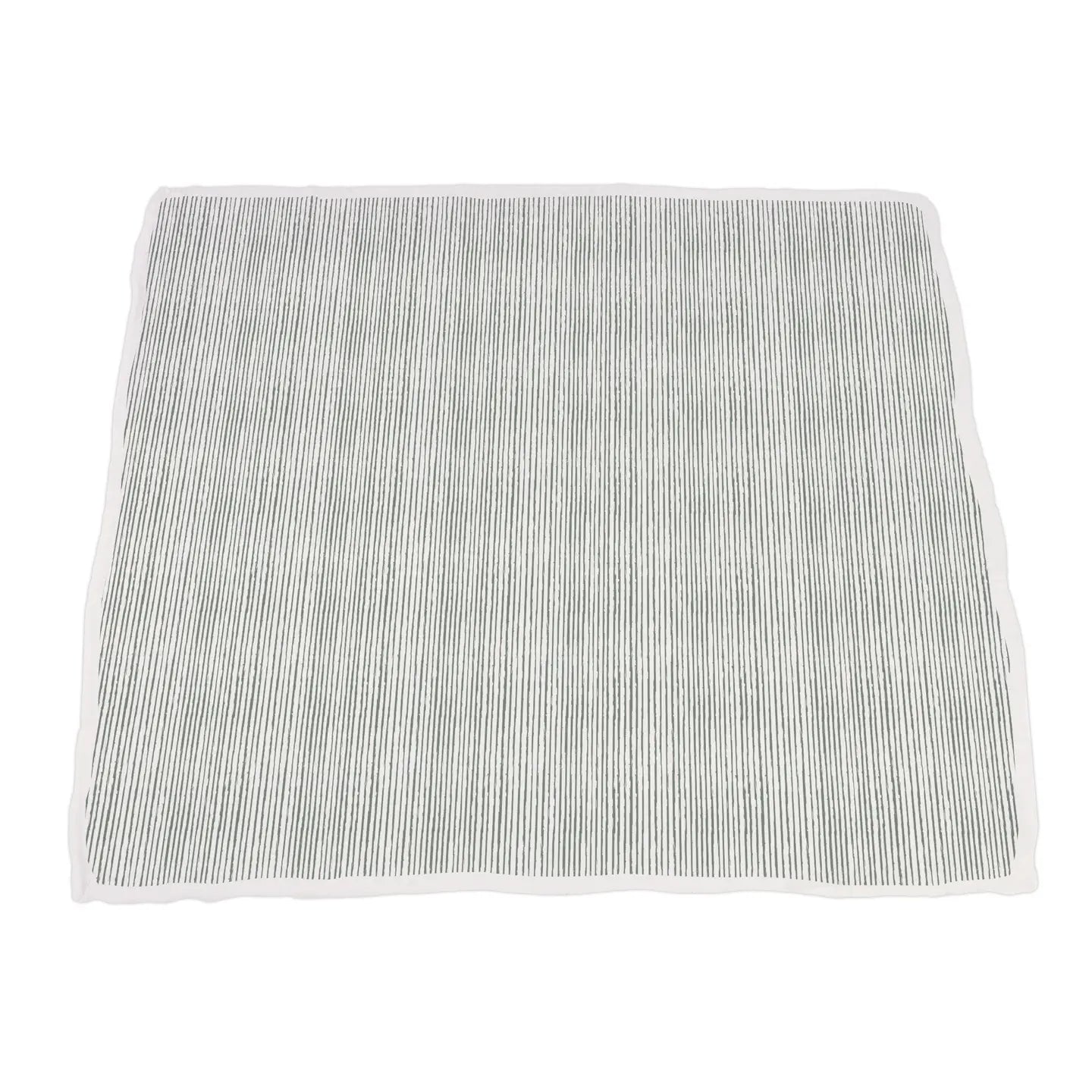 Sunflower Farm & Sage Green Stripe Blanket