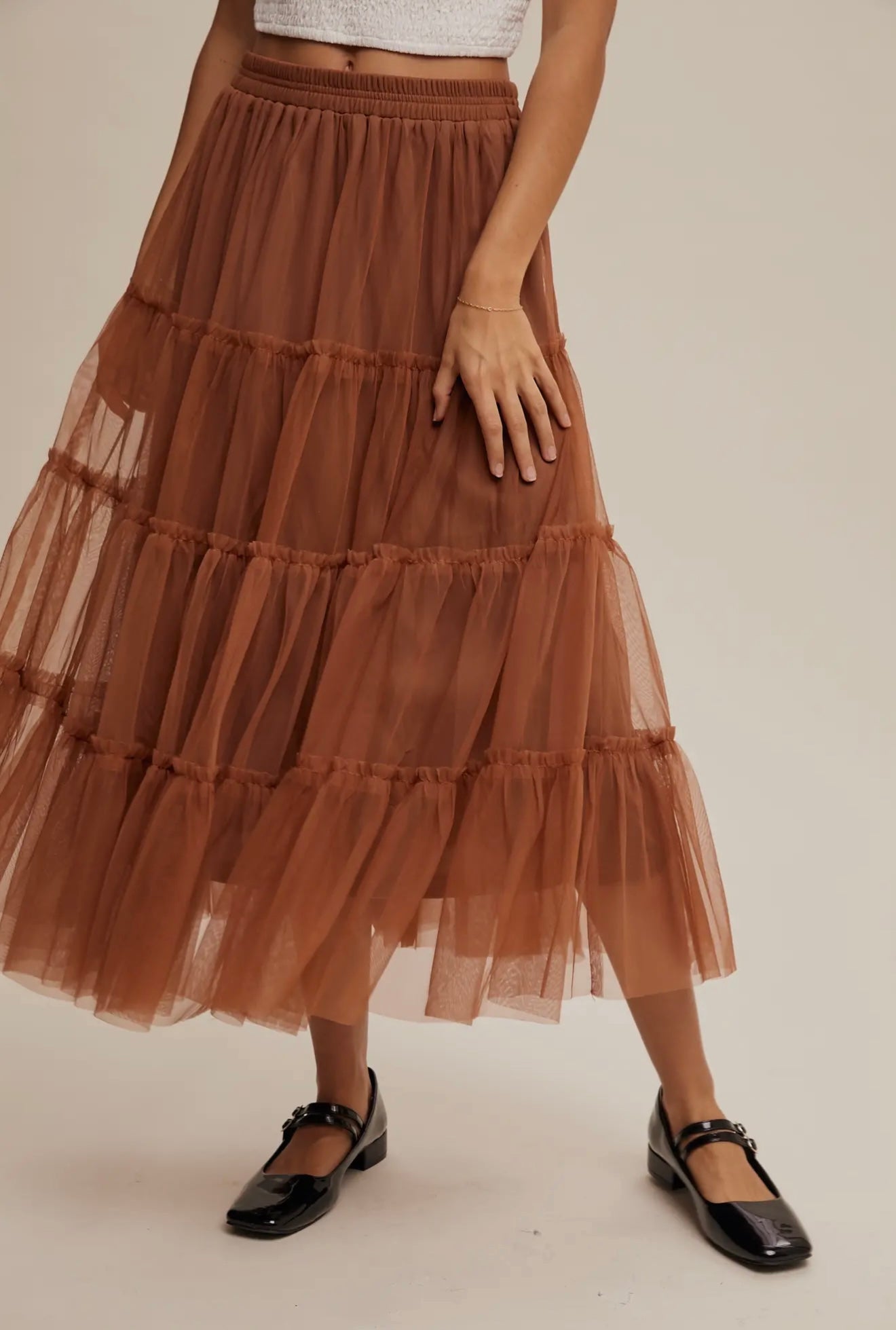 Rodeo Rebellion Tulle Midi Skirt