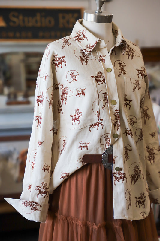 Rodeo Roundup button up