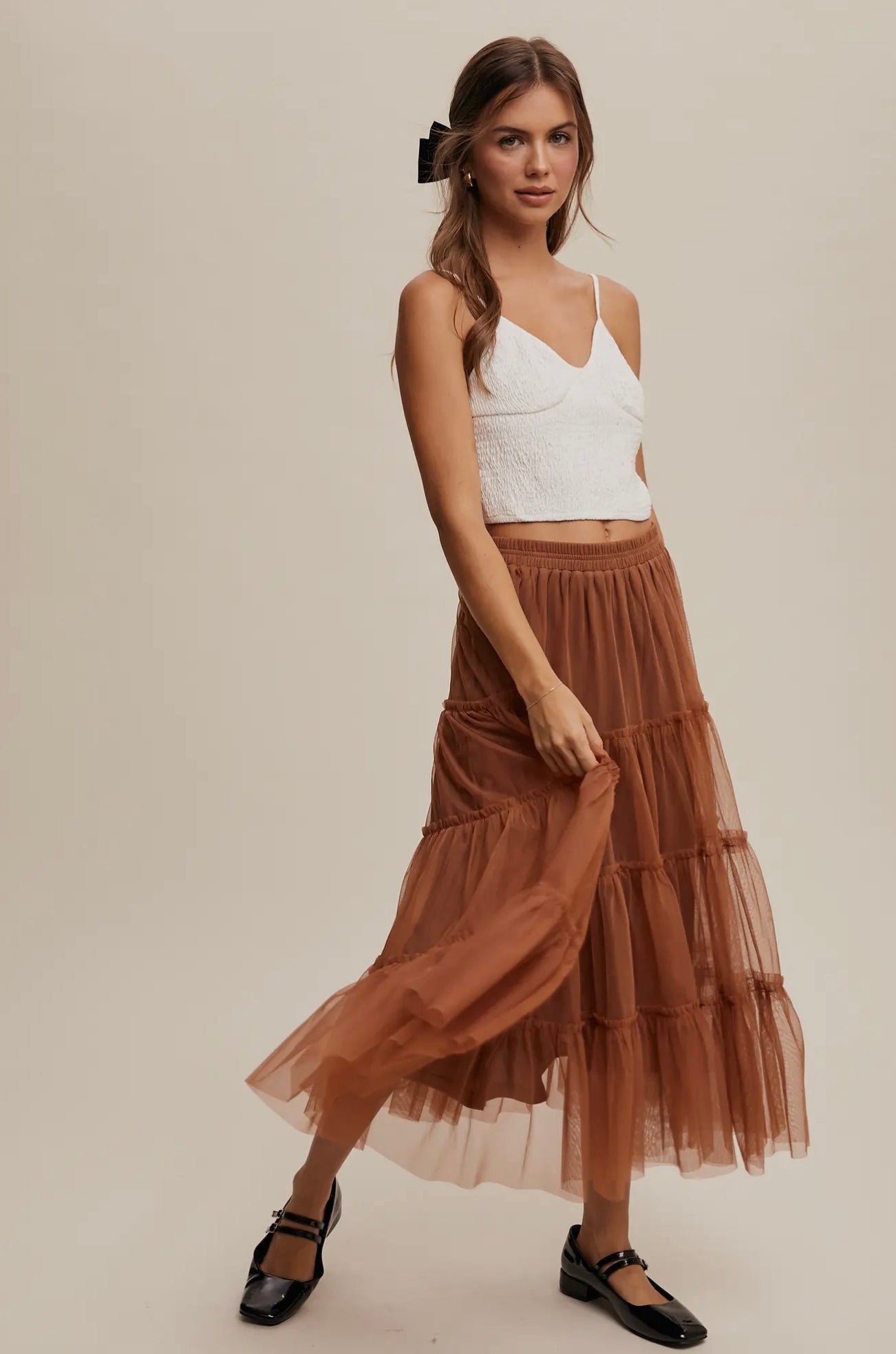 Rodeo Rebellion Tulle Midi Skirt