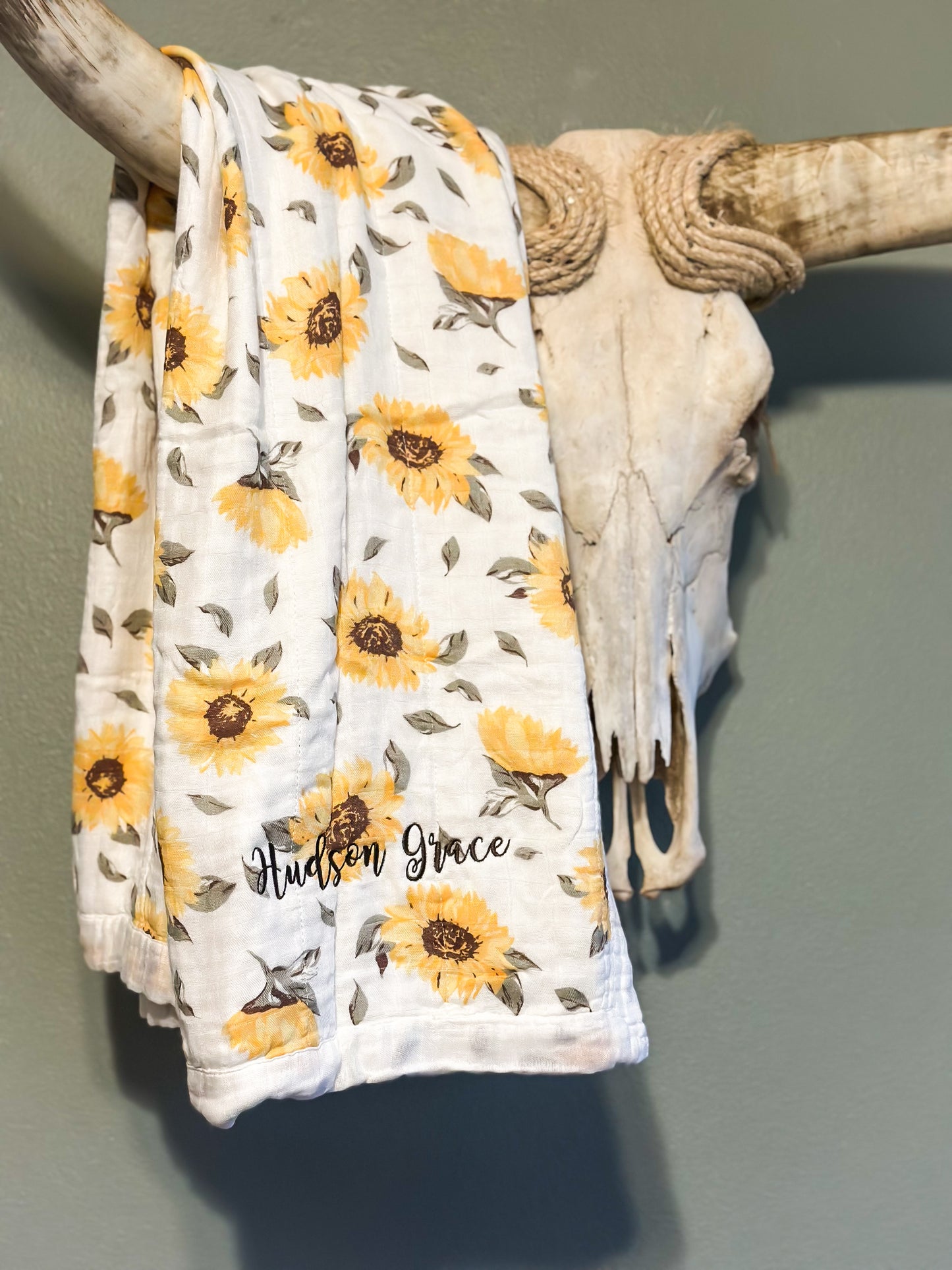 Longhorn Bamboo Blanket