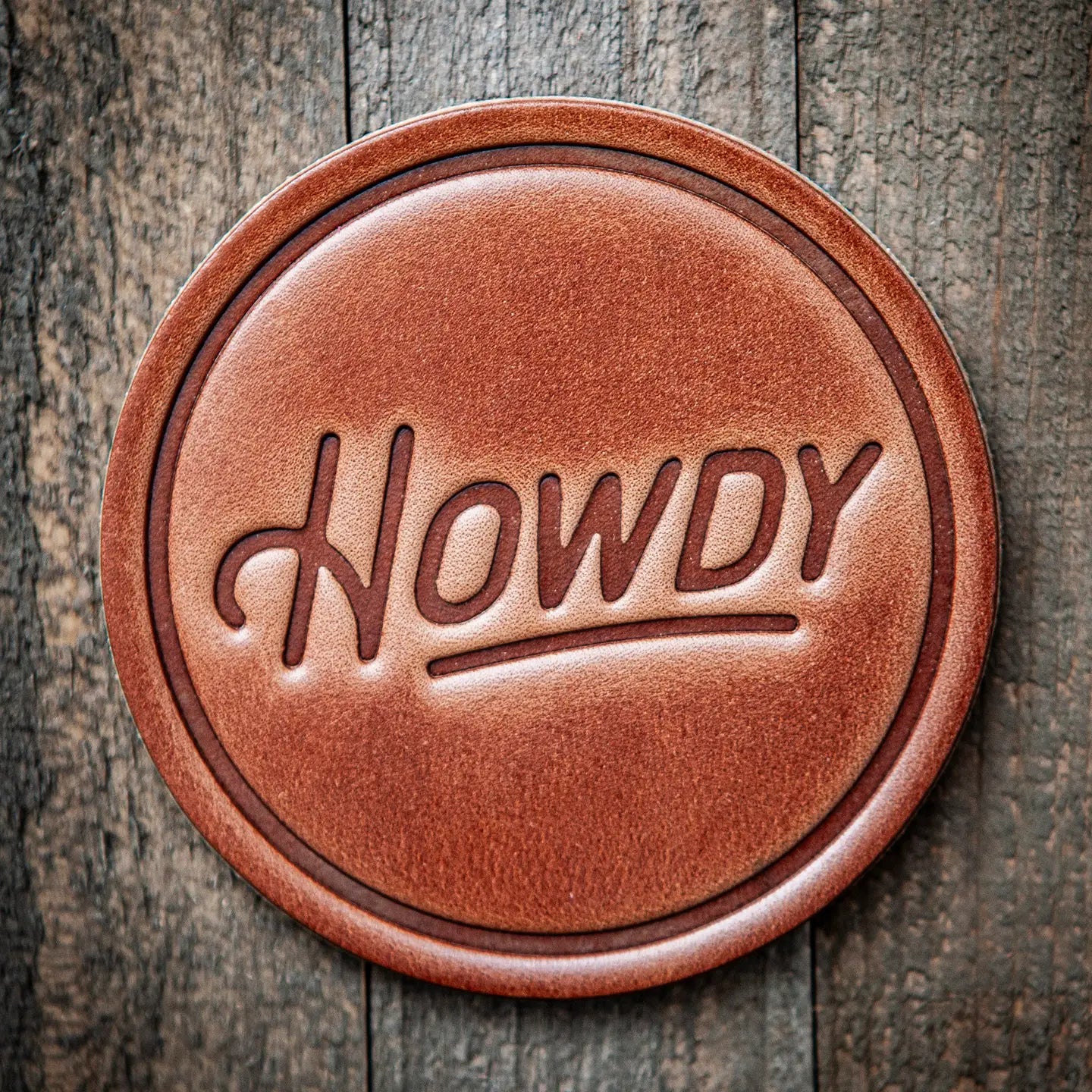 Sugarhouse Leather Coasters