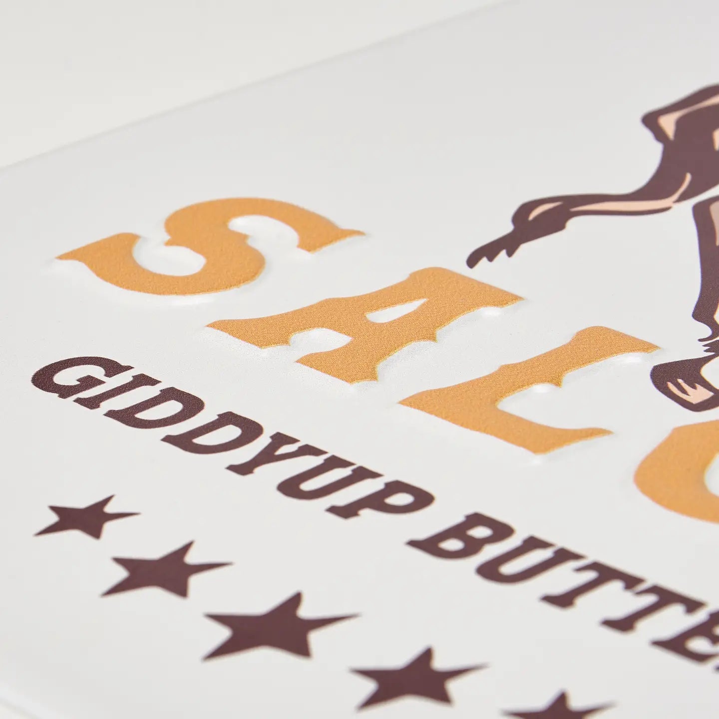 Rodeo Saloon metal sign