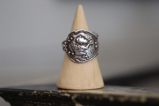 Bison Spoon Ring