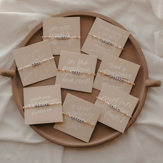 Dear Heart Message Bracelet