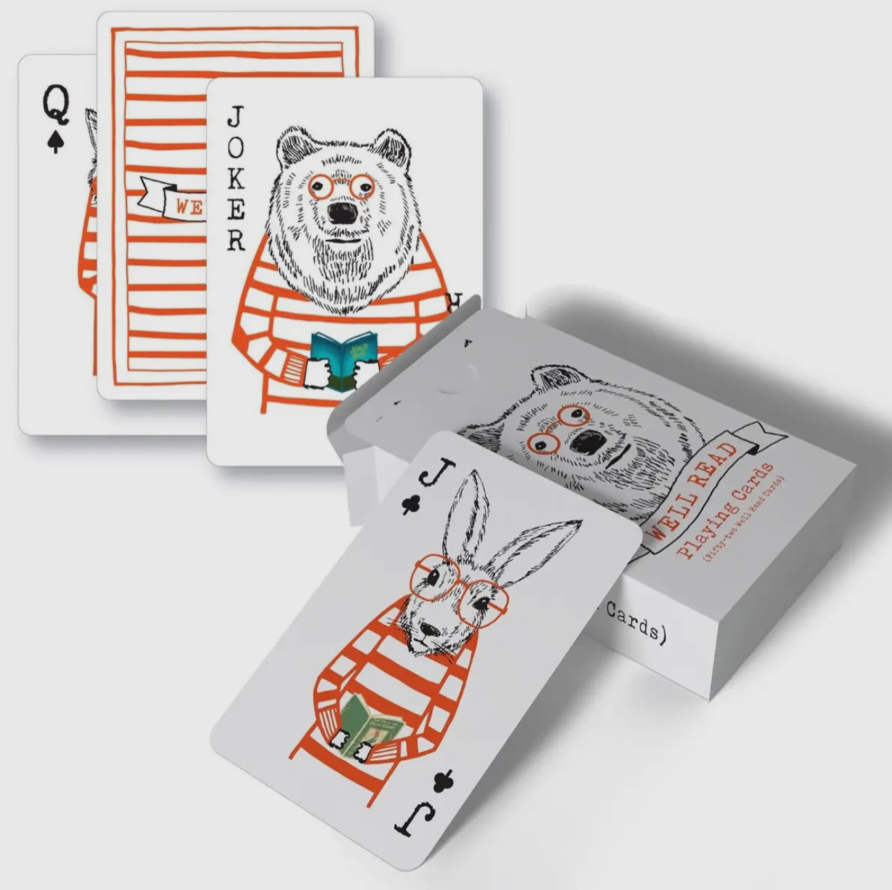 Well Read playing cards