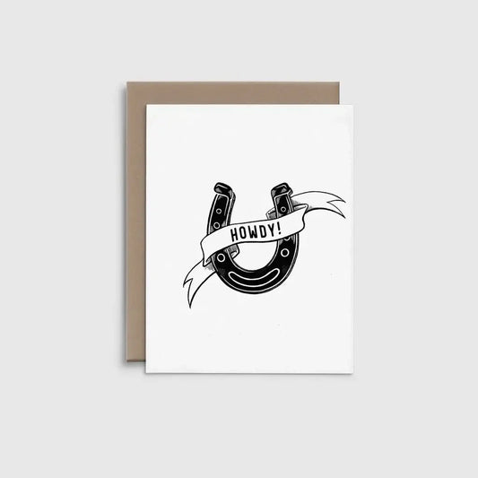 Letterpress Greeting Card