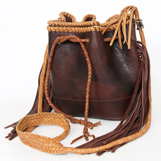 Braided Leather Bag