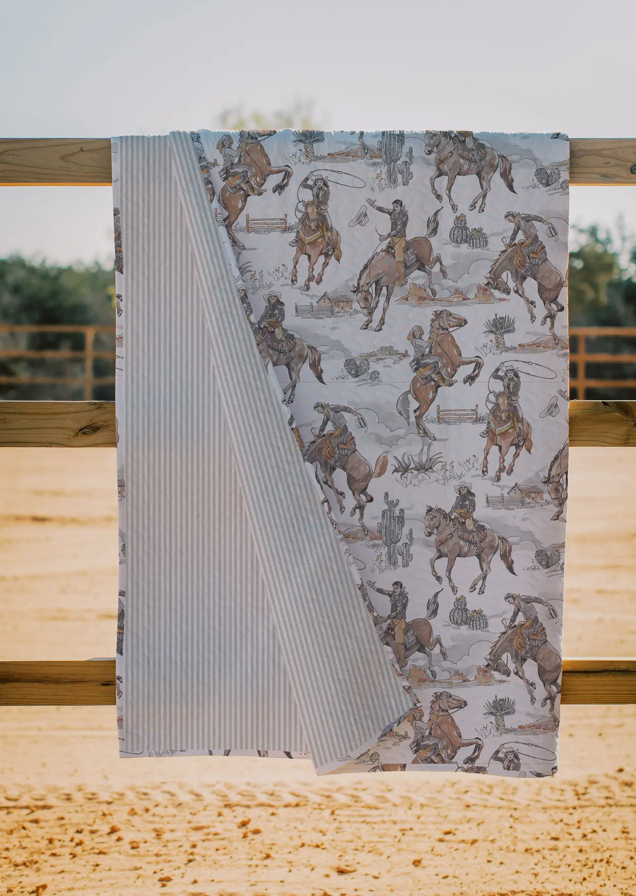 Neutral Birdie Cowgirl Quilt