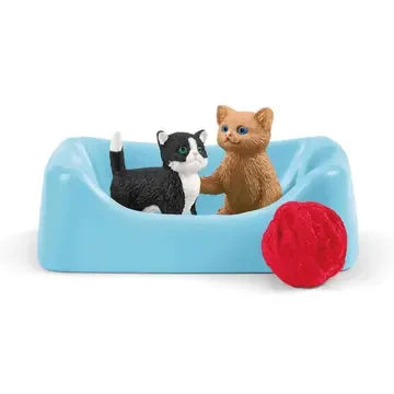 Playtime For Cute Cats Farm Figurine Toys Play Set