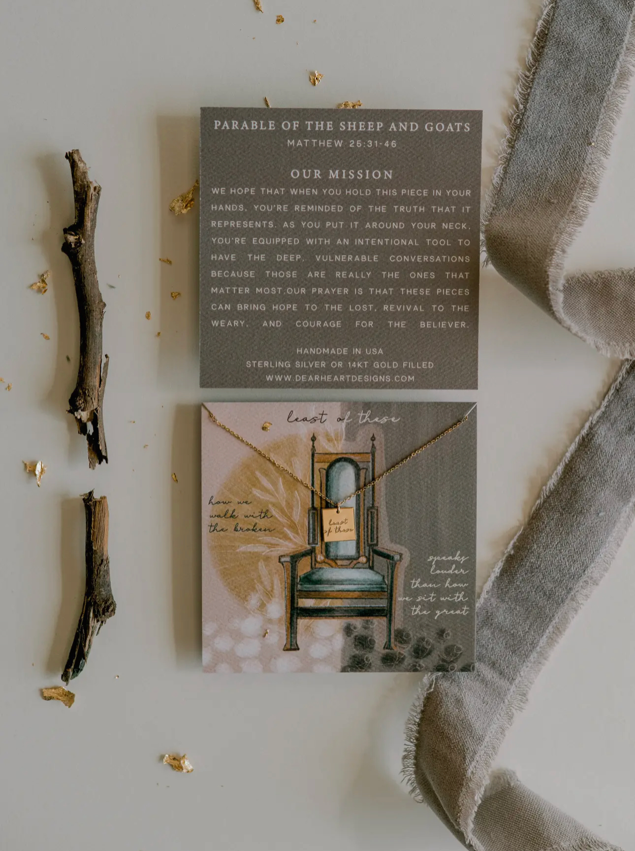 Least Of These parables necklace