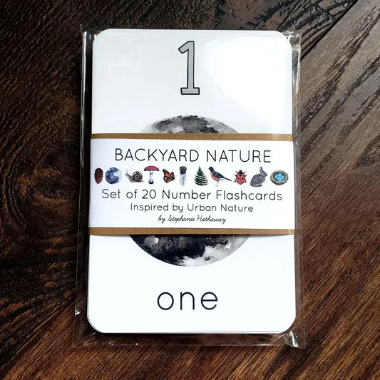 Backyard Nature Counting Cards